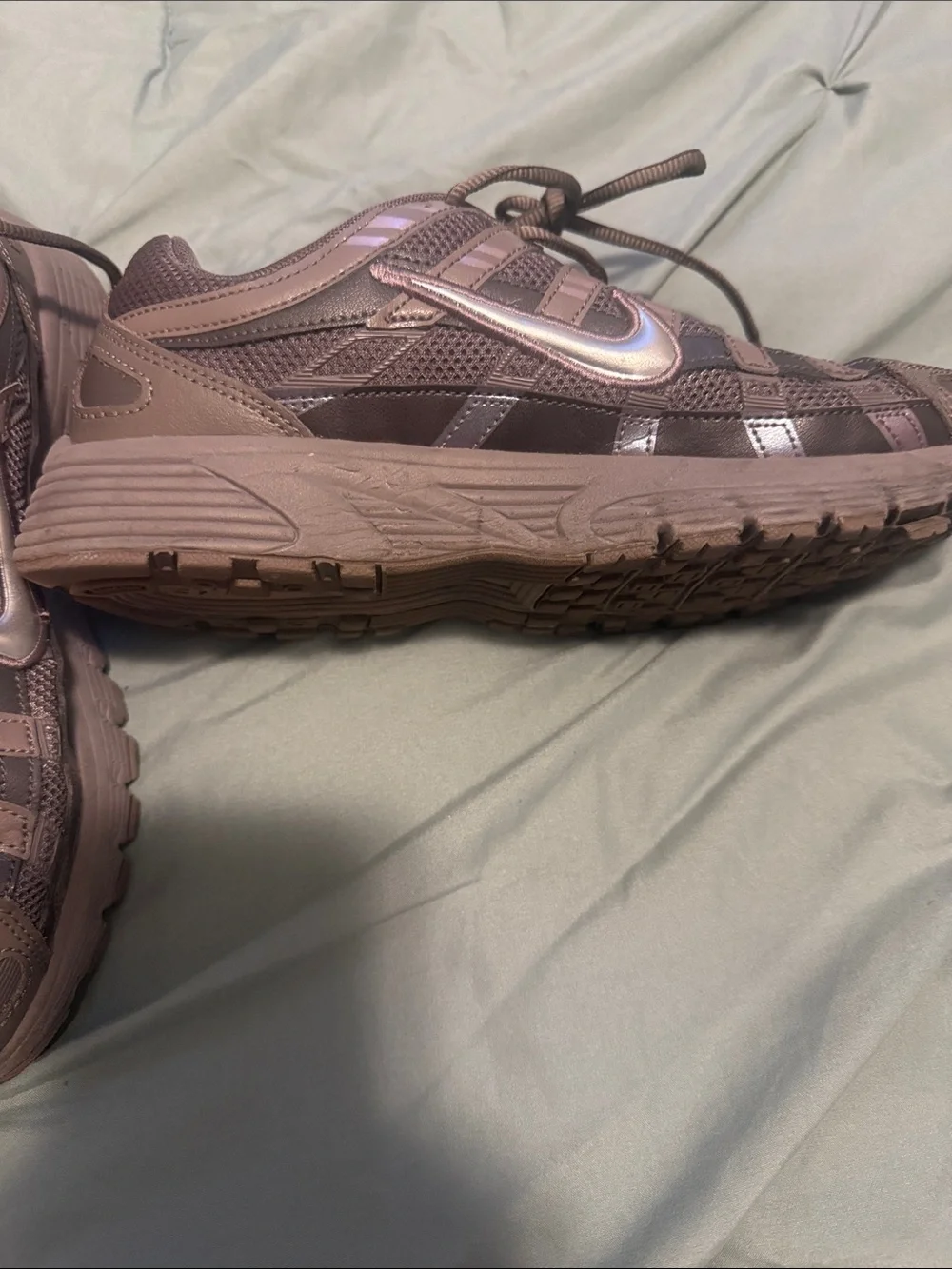 Nike Kids Sneakers - Gray and Silver Reflective Accents